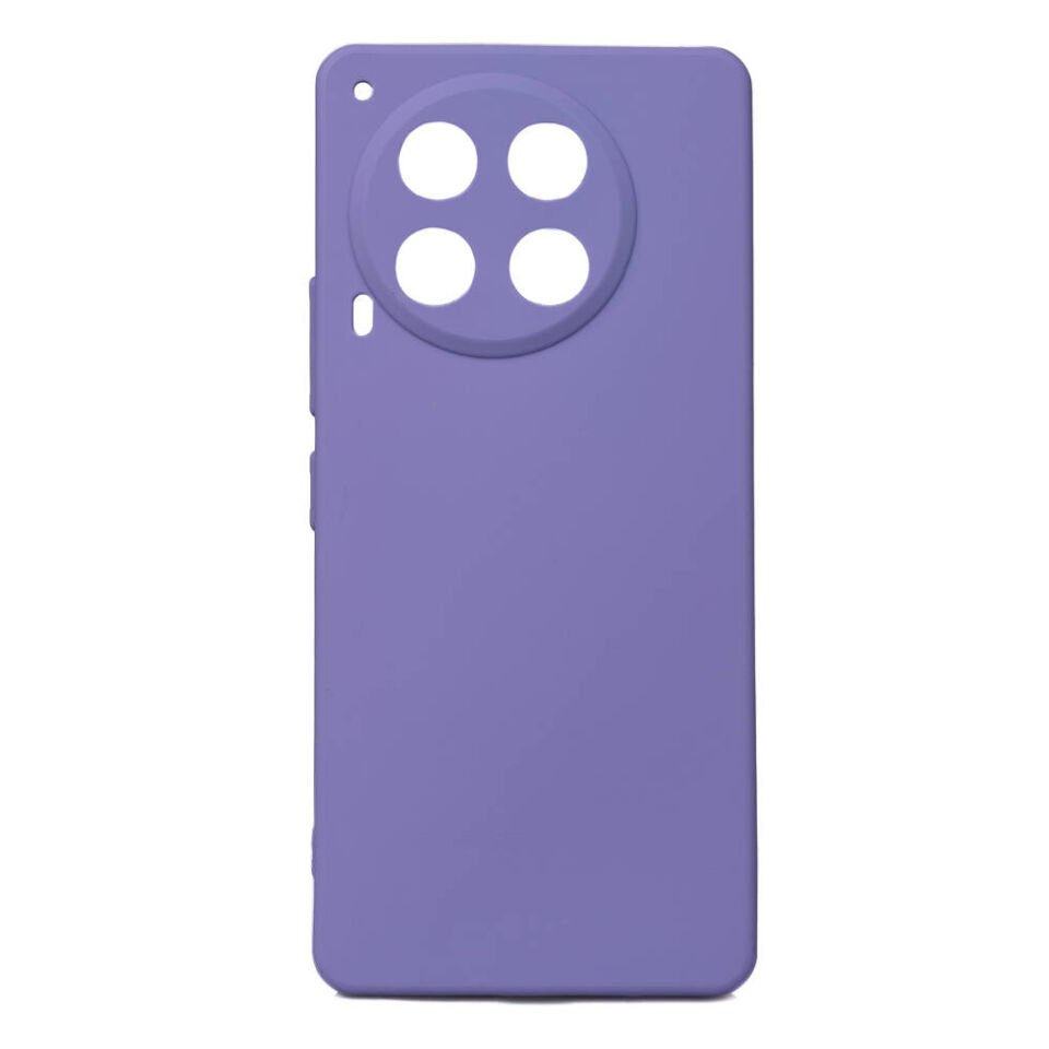 Tecno Camon 30 Kılıf Kamera Korumalı Esnek Renkli Silikon Kapak (Biye) Mavi