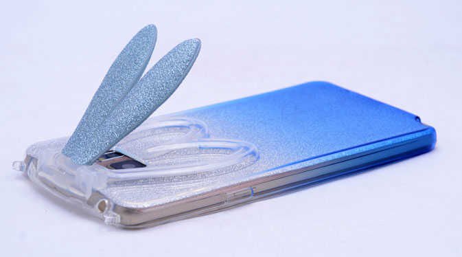 Samsung Galaxy Note 5 Kılıf HEPTEKİLETİŞİM Simli Tavşan Silikon