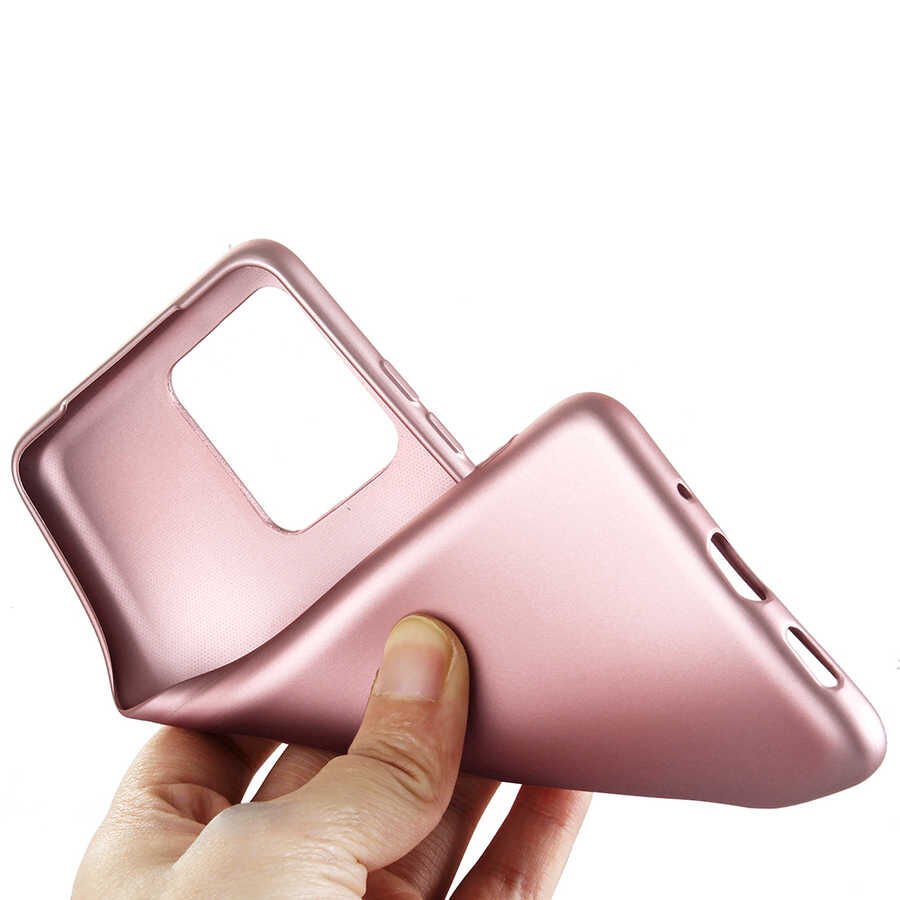 Samsung Galaxy S20 Ultra Kılıf Yumuşak Dokulu Soft Esnek İnce Mat Renkli Silikon Kapak (PREMİER) Saks Mavi