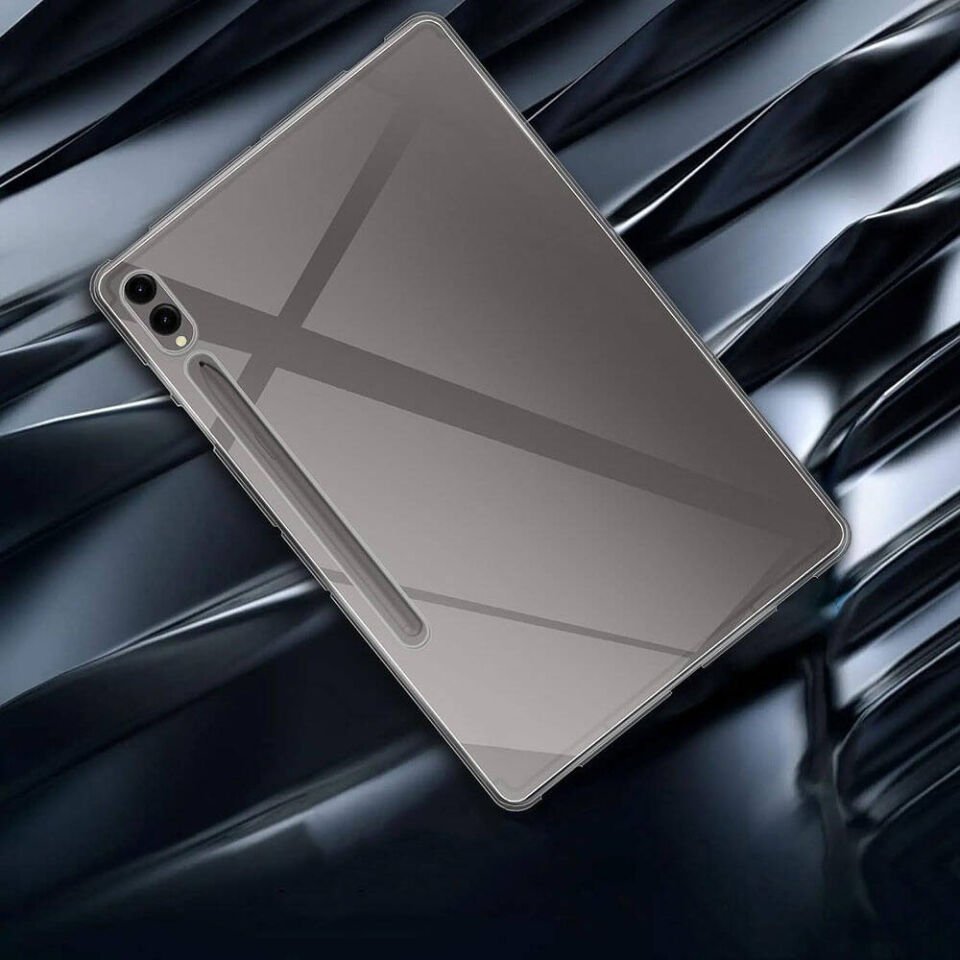 Samsung Galaxy Tab S10 Plus Şeffaf Silikon Tablet Kılıf (T-SÜPER) Renksiz