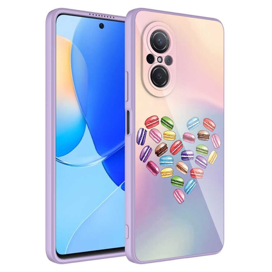 Huawei Nova 9 SE Kılıf Kamera Korumalı Desenli Sert Silikon HEPTEKİLETİŞİM Epoksi Kapak