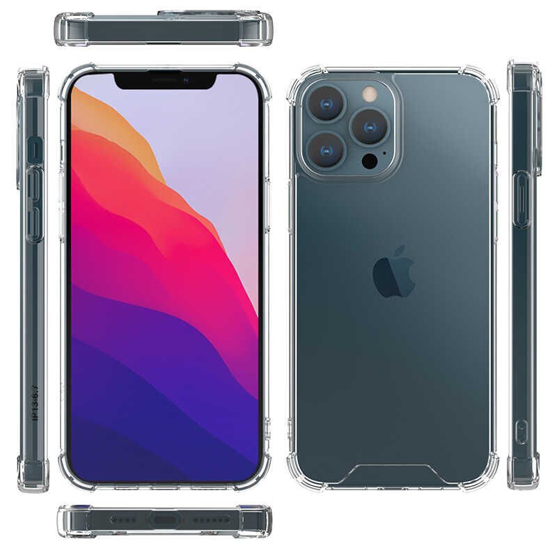 Apple iPhone 13 Pro Kılıf HEPTEKİLETİŞİM Nitro Anti Shock Silikon