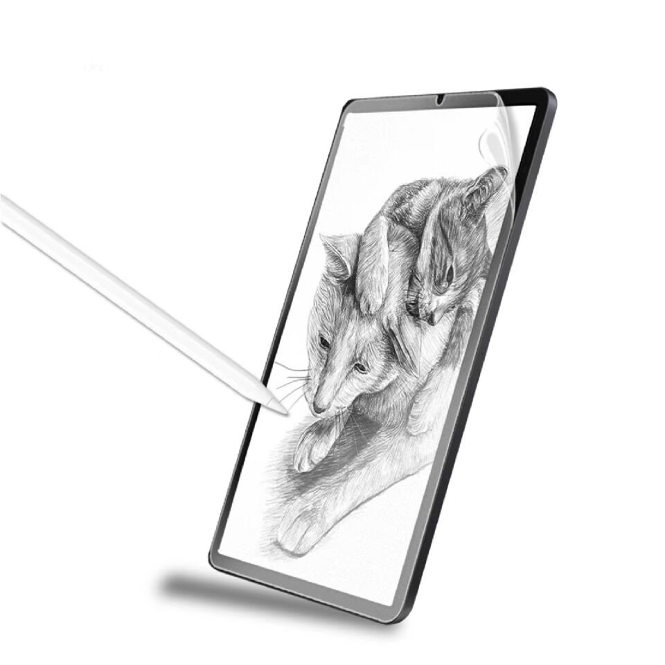 Samsung Galaxy Tab S10 Plus Ekran Koruyucu Kalemler İçin Kağıt Hissi Veren Koruyucu (z-Paper-Like) Renksiz