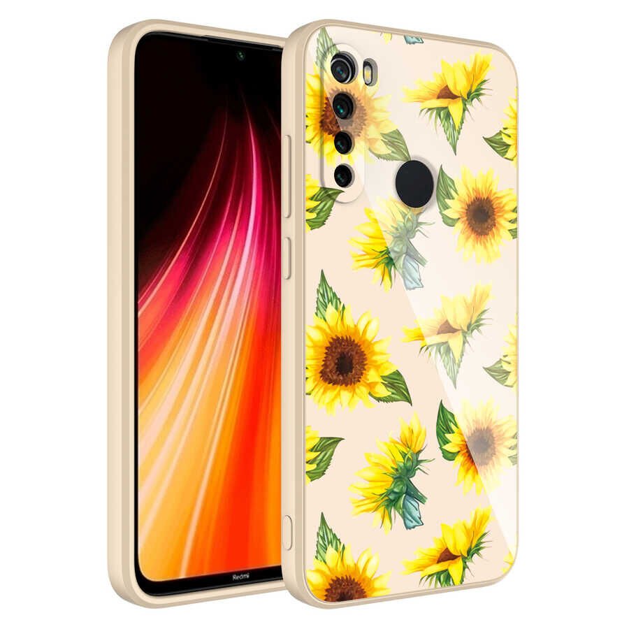 Xiaomi Redmi Note 8 Kılıf Kamera Korumalı Desenli Sert Silikon HEPTEKİLETİŞİM Epoksi Kapak