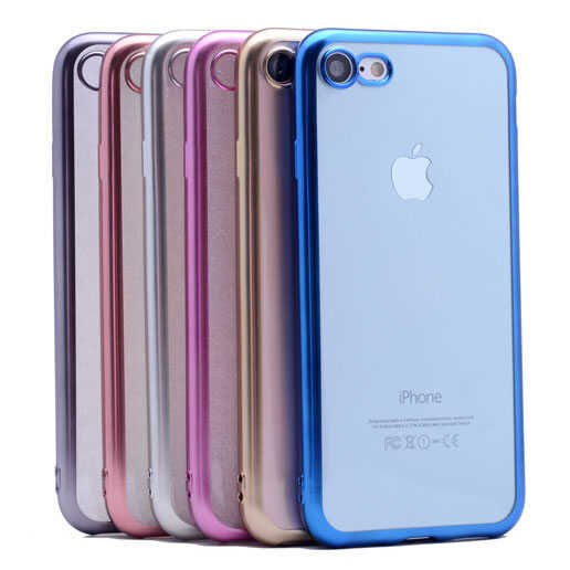 Apple iPhone 7 Kılıf HEPTEKİLETİŞİM Lazer Kaplama Silikon
