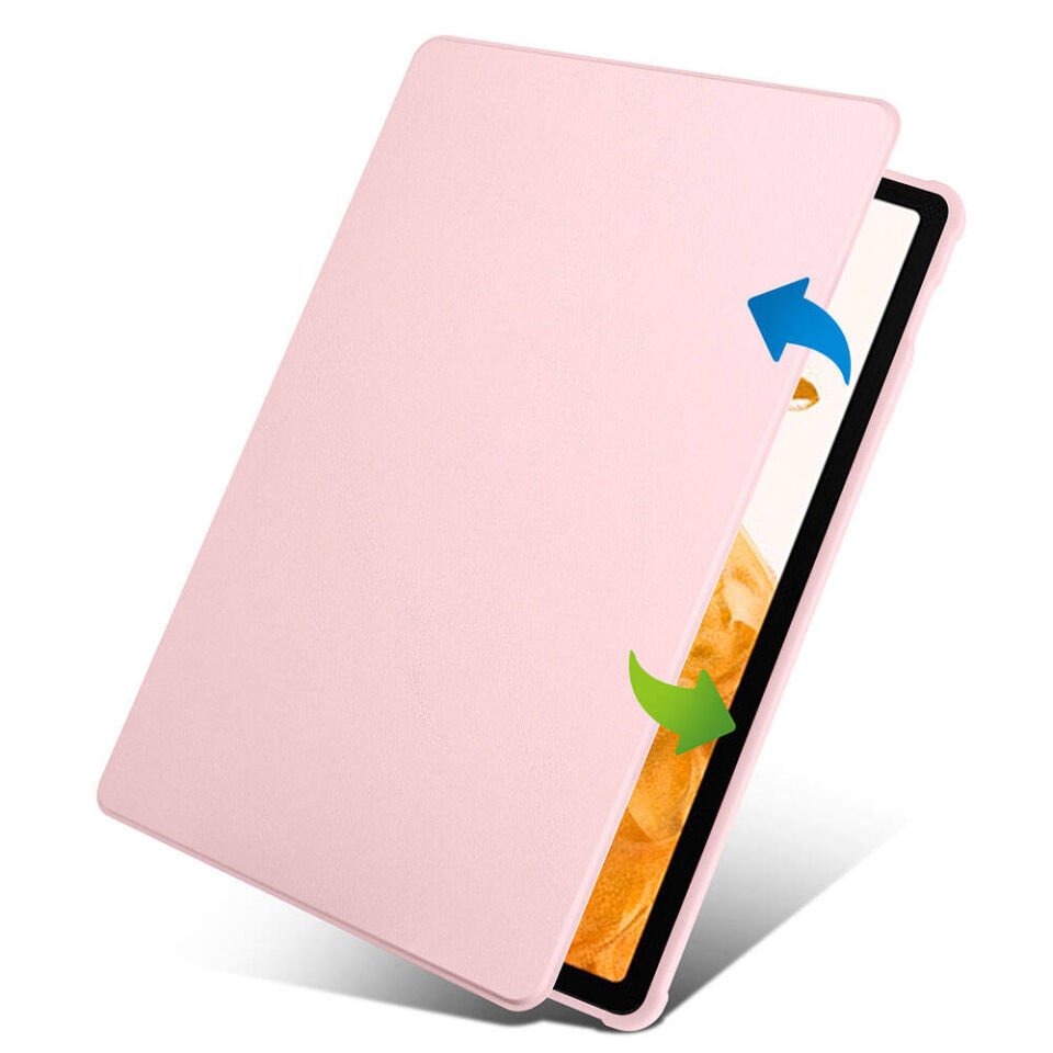 Samsung Galaxy Tab S10 Plus Kılıf Kalemlikli Standlı Uyku Modlu Akıllı Kapak (TER) Gri
