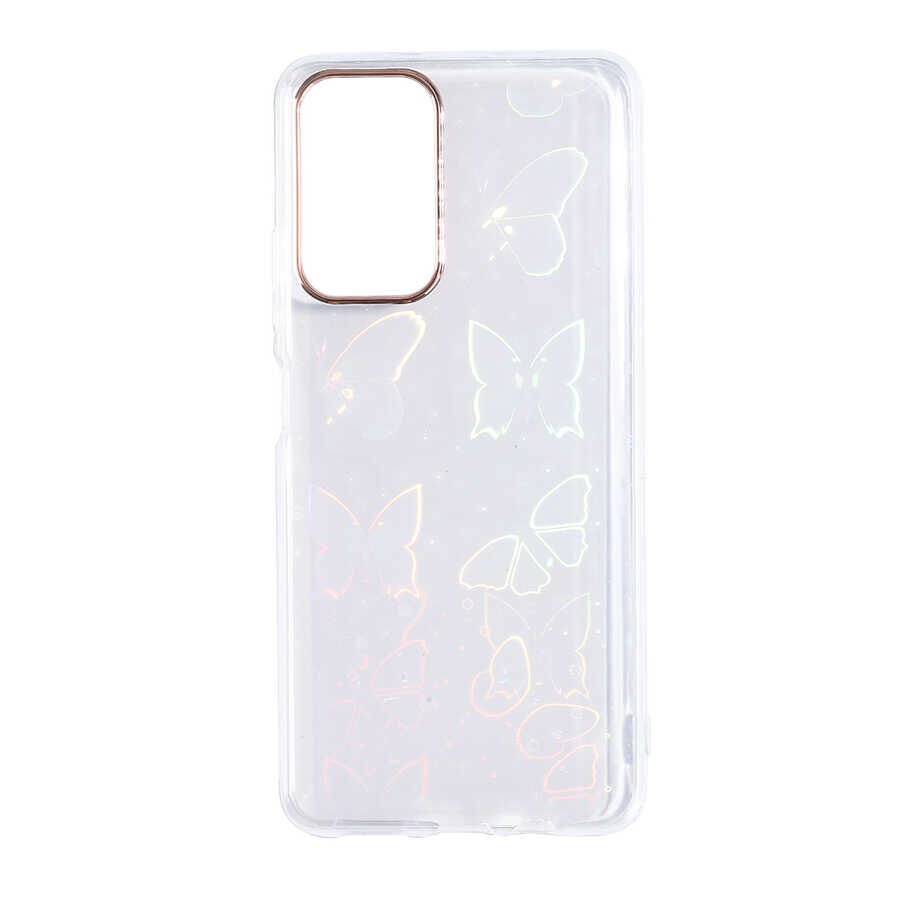Xiaomi Redmi Note 11T 5G Kılıf Renkli Transparan Parlak Desenli Sert Kapak (SİDNEY) Heart No1