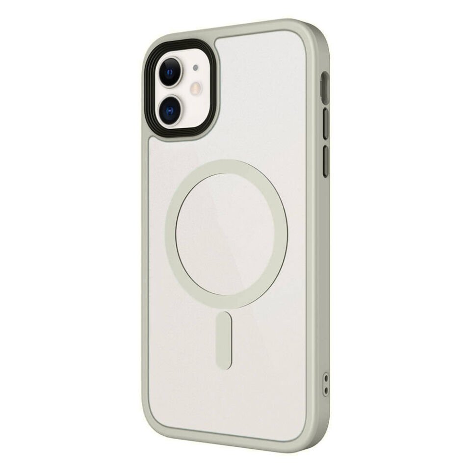 Apple iPhone 11 Kılıf Mat Arka Yüzey Wireless Şarj Özellikli HEPTEKİLETİŞİM Flet Magsafe Kapak