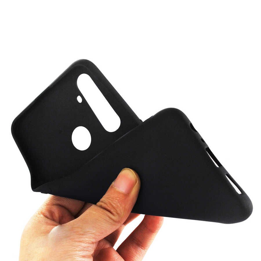 Realme 5 Pro Kılıf Yumuşak Dokulu Soft Esnek İnce Mat Renkli Silikon Kapak (PREMİER) Lacivert