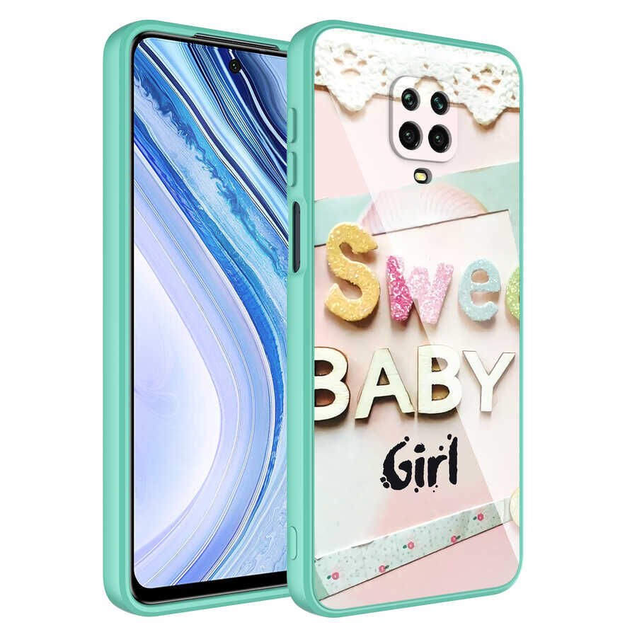 Xiaomi Redmi Note 9 Pro Kılıf Kamera Korumalı Desenli Sert Silikon HEPTEKİLETİŞİM Epoksi Kapak