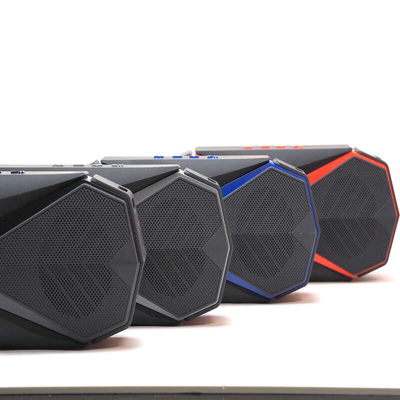 Bluetooth Speaker Hoparlör 3 Boyutlu Ses Teknolojisi HD Ses Kalitesi (H18) Siyah