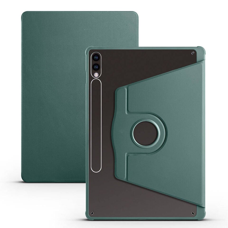 Samsung Galaxy Tab S10 Plus Kılıf Kalemlikli Standlı Uyku Modlu Akıllı Kapak (TER) Lacivert