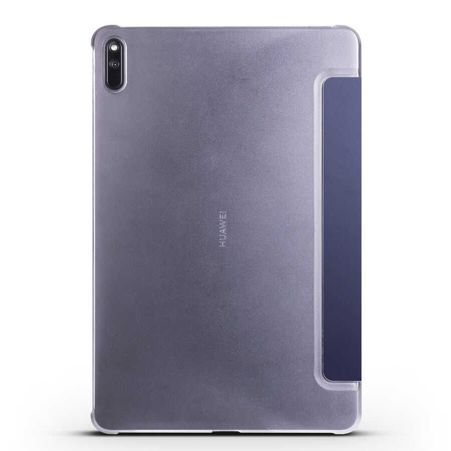 Huawei MatePad 11 (2021) Kılıf Arkası Silikon Pu Deri 360 Koruma (SC.) Siyah