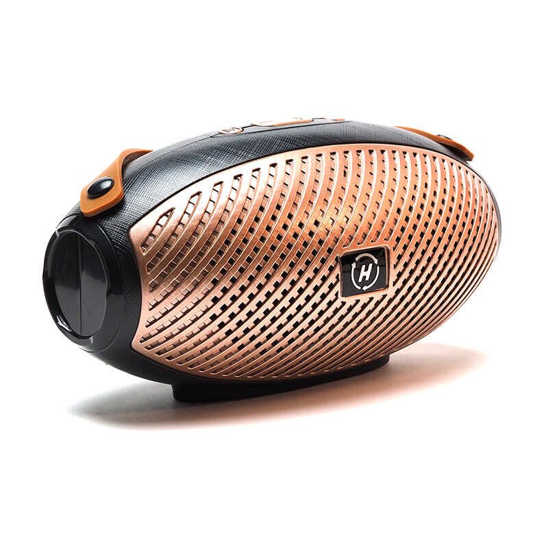 Bluetooth Speaker Hoparlör 3 Boyutlu Ses Teknolojisi HD Ses Kalitesi (Rugby Mini 1 Plus) Gri