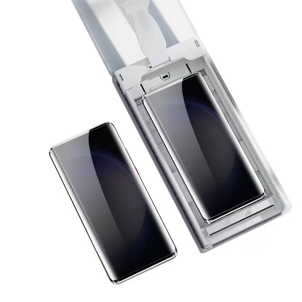 Samsung Galaxy S22 Ultra HEPTEKİLETİŞİM Uygulama Aparatlı 6in1 Easy Privacy Body Ekran Koruyucu