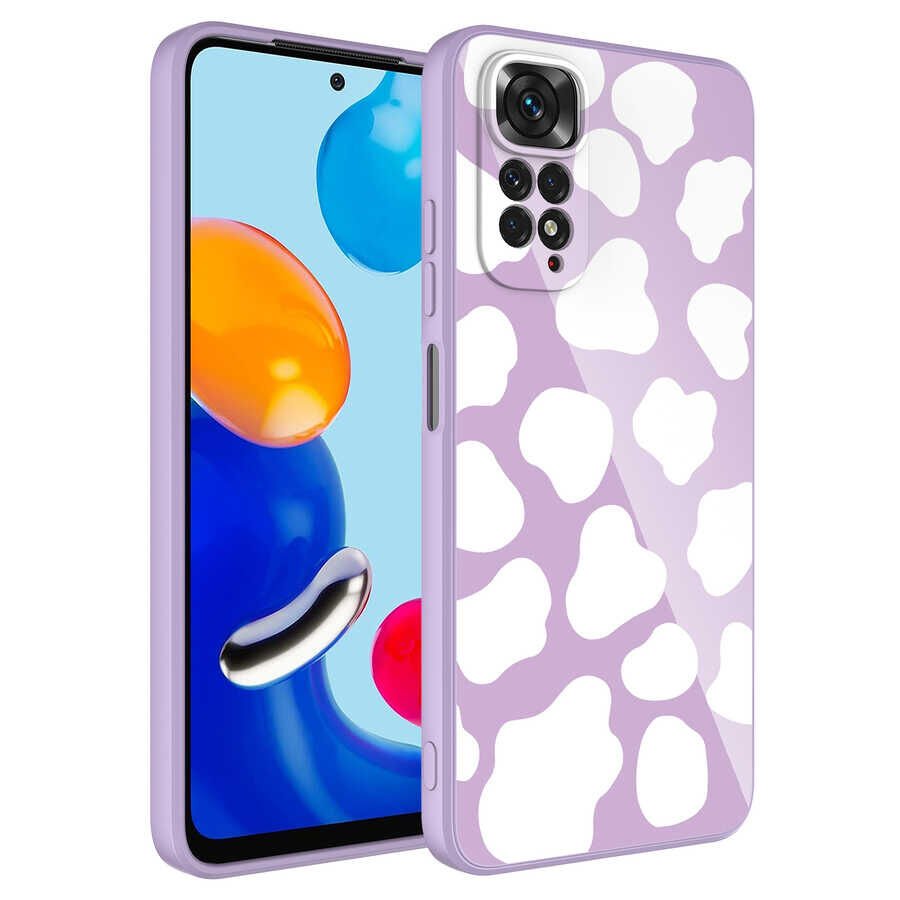 Xiaomi Redmi Note 11 Global Kılıf Kamera Korumalı Desenli Sert Silikon HEPTEKİLETİŞİM Epoksi Kapak