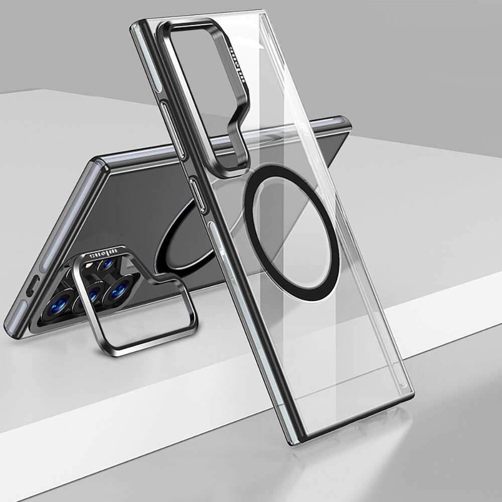 Galaxy S25 Ultra Kılıf Magsafe Şarj Özellikli Wlons Standlı Efsane Kapak
