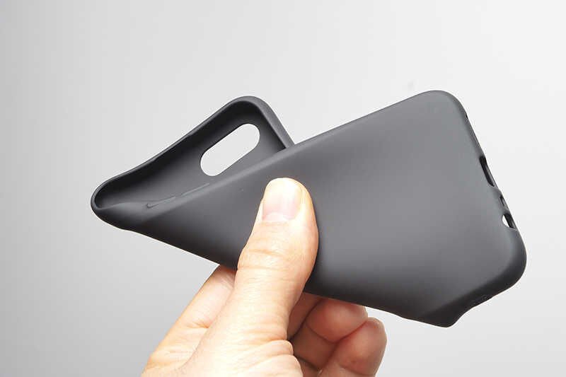 Realme C2 Kılıf Yumuşak Dokulu Soft Esnek İnce Mat Renkli Silikon Kapak (PREMİER) Rose Gold