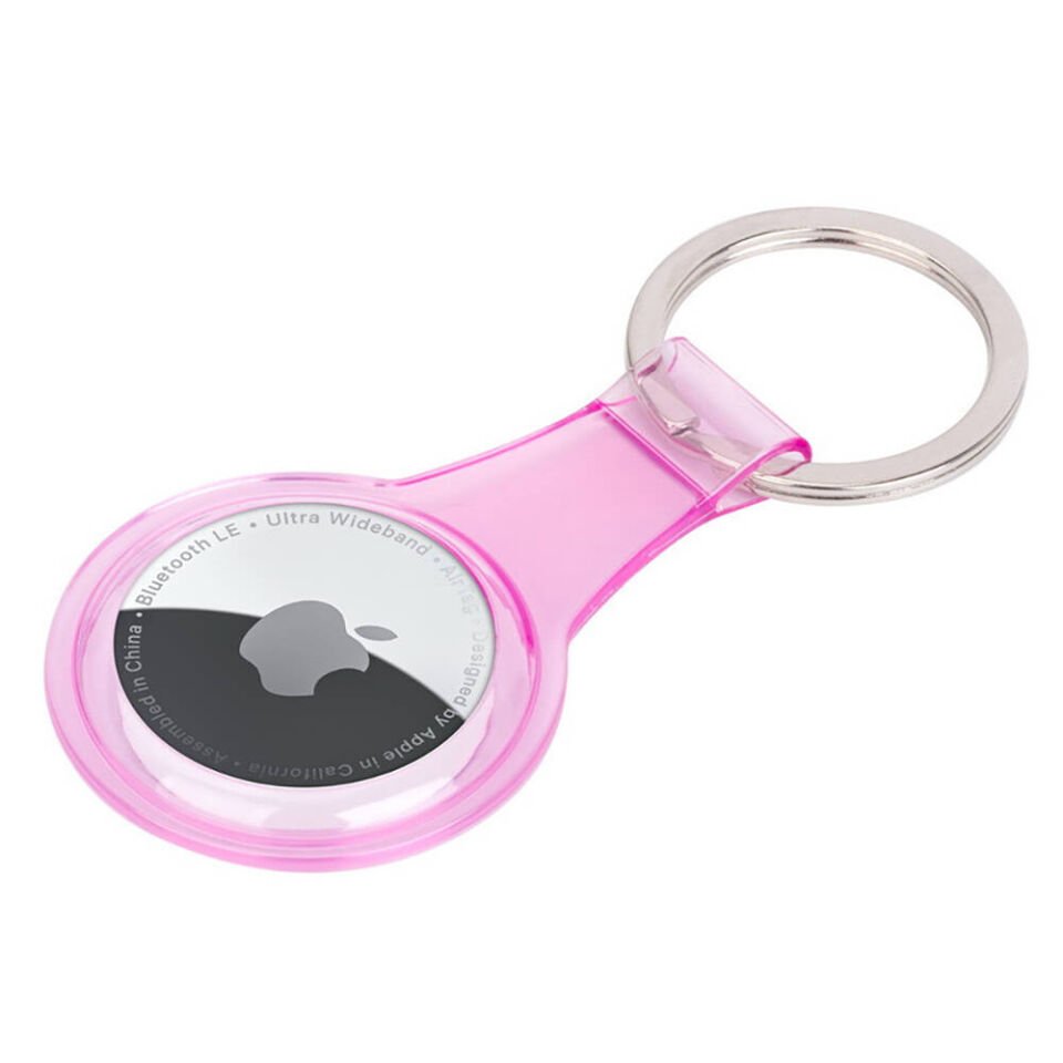 Airtag Silikon Anahtarlık Korumalı Şık Tasarımlı (07 Silikon) Pembe