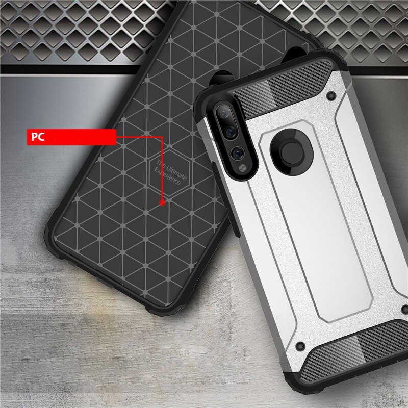 Huawei Y9 Prime 2019 Kılıf Armor Köşe Korumalı Çift Katman Tank Zırh Kapak (CRASH) Gold