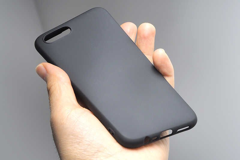 Realme C2 Kılıf Yumuşak Dokulu Soft Esnek İnce Mat Renkli Silikon Kapak (PREMİER) Saks Mavi