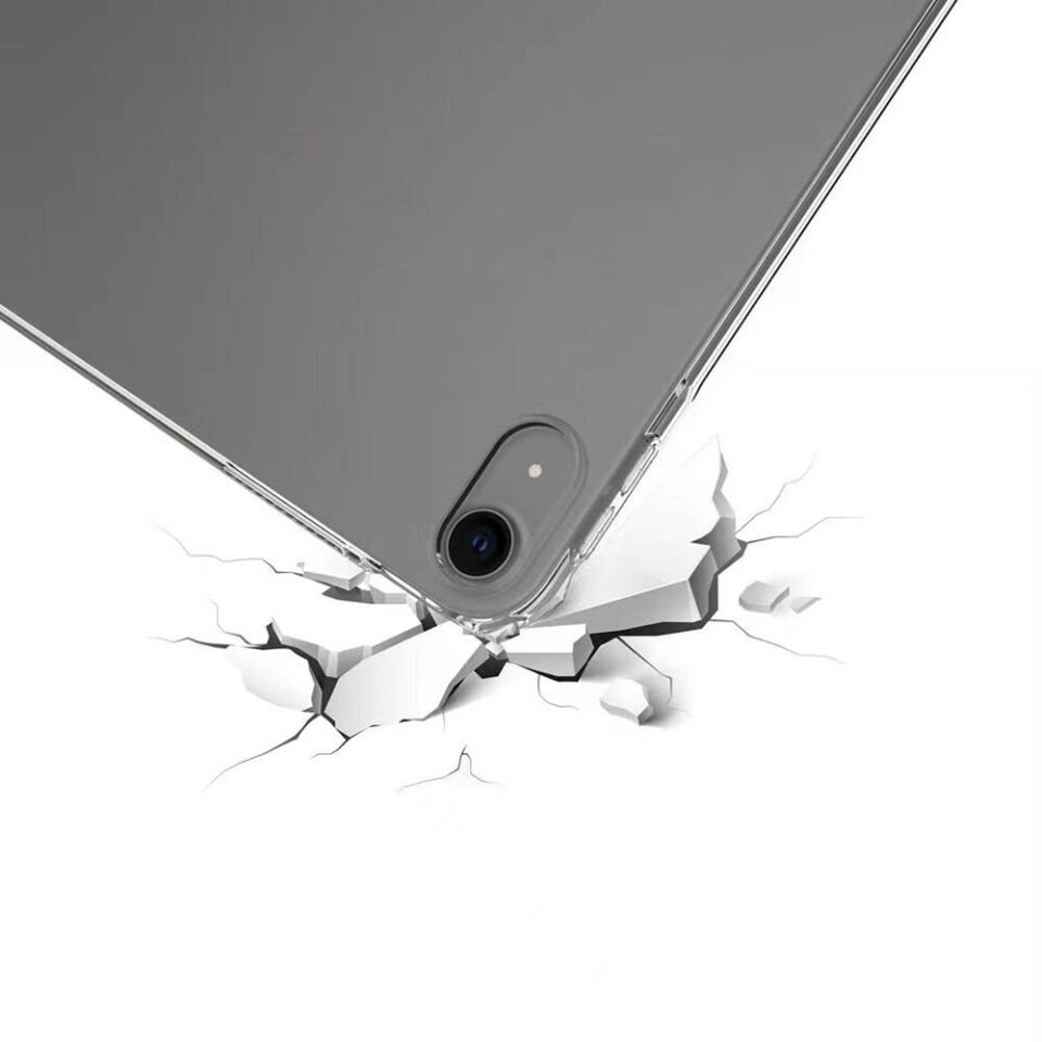 Apple iPad Air 11 2024 Şeffaf Tablet Kılıf Köşelerden Ultra Dayanıklı Tasarım (T-ANTİ) Şeffaf