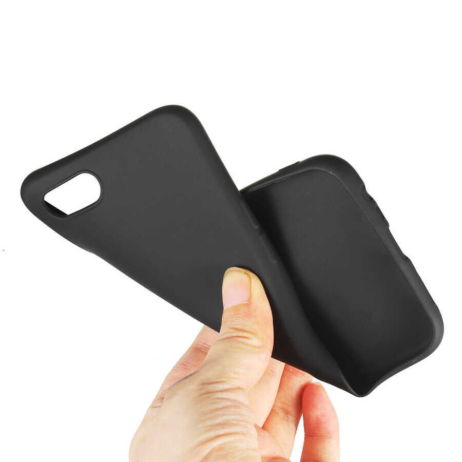 Realme C2 Kılıf Yumuşak Dokulu Soft Esnek İnce Mat Renkli Silikon Kapak (PREMİER) Mürdüm