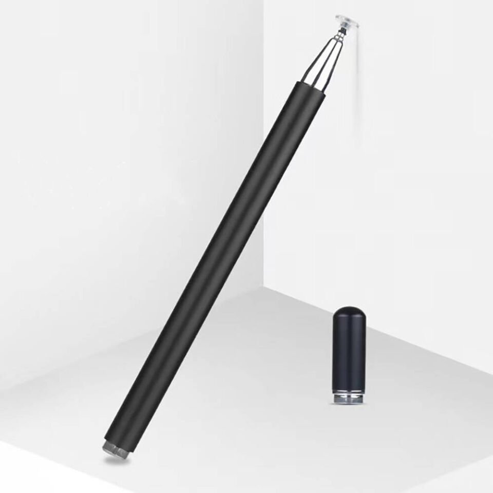 Dokunmatik Stylus Kalem Tükenmez Kalem ve Dokunmatik Android ve iOS Destekli (Pencil 12) Siyah