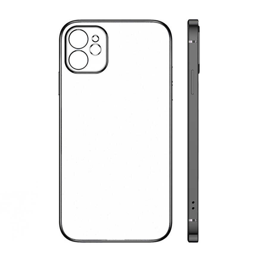 Apple iPhone 11 Kılıf Şeffaf Mat Transparan Görünümlü Kamera Korumalı Yumuşak Kapak (G-BOX-mat) Mavi