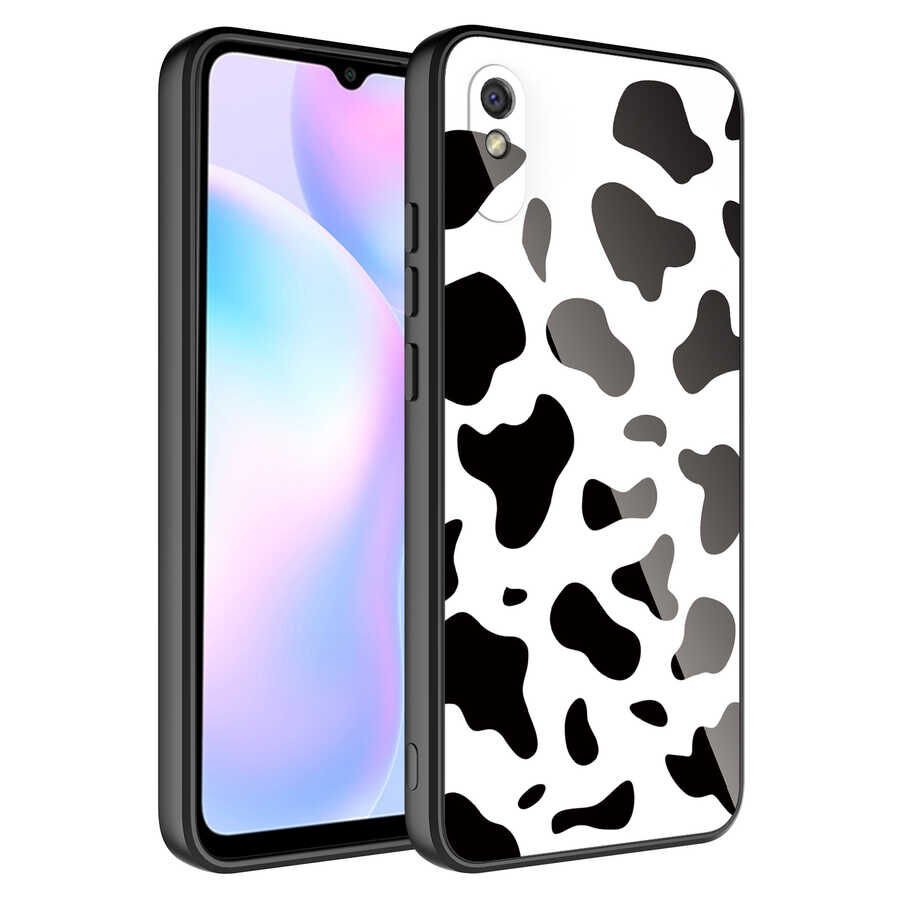 Xiaomi Redmi 9A Kılıf Kamera Korumalı Desenli Sert Silikon HEPTEKİLETİŞİM Epoksi Kapak