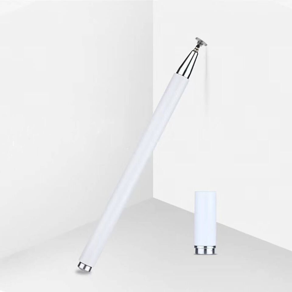 Dokunmatik Stylus Kalem Tükenmez Kalem ve Dokunmatik Android ve iOS Destekli (Pencil 12) Beyaz
