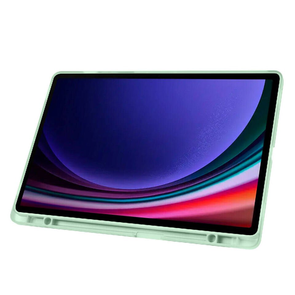 Samsung Galaxy Tab S10 Plus Kılıf Kalem Bölmeli Standlı 360 Derece Tam Korumalı Tasarım (TR) Lacivert