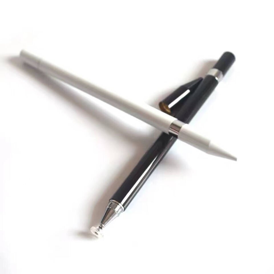 Dokunmatik Stylus Kalem Tükenmez Kalem ve Dokunmatik Android ve iOS Destekli (Pencil 13) Siyah