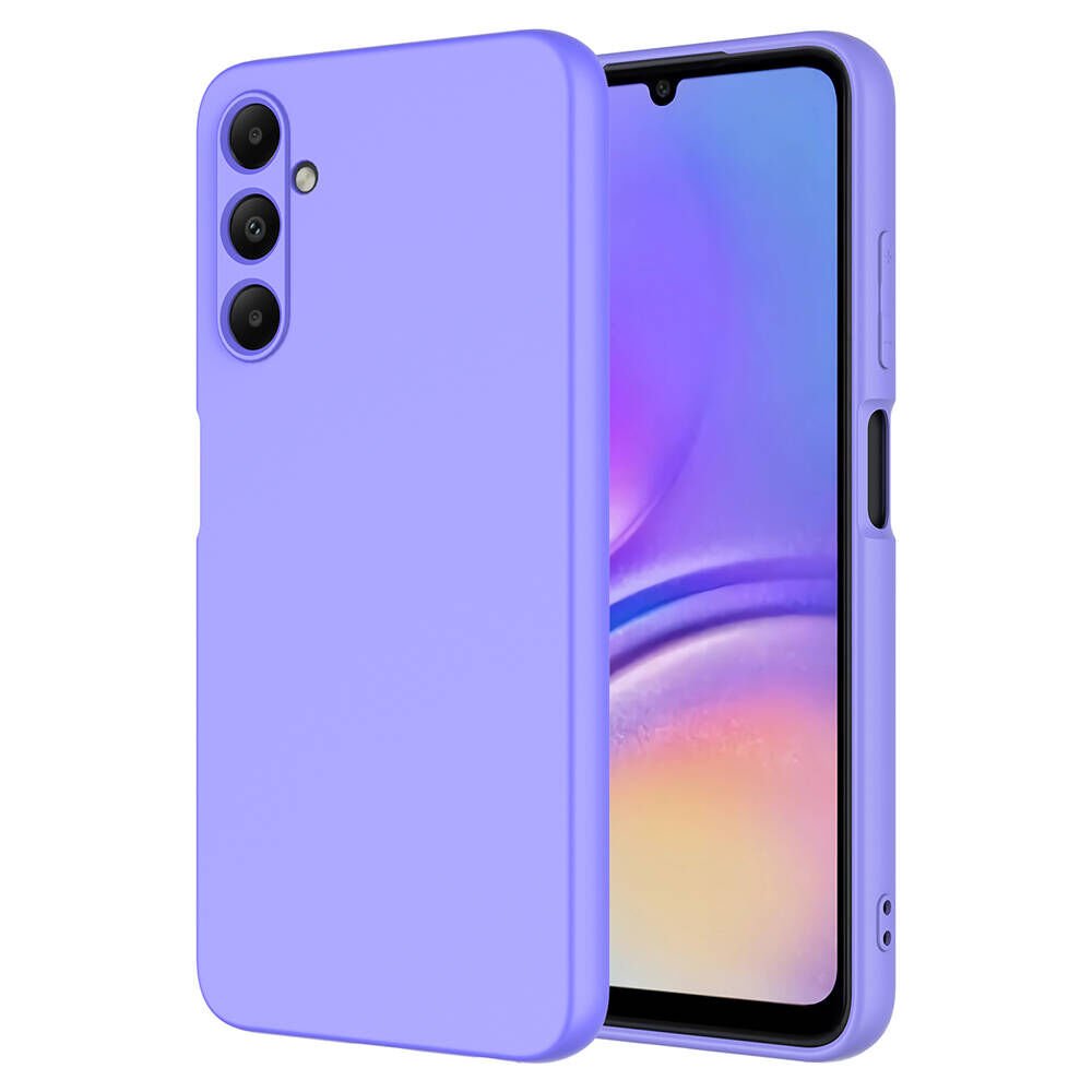Samsung Galaxy A25 Kılıf Kadife İç Yüzey Yumuşak Dokulu Kamera Korumalı Kapak (MARA) Lila
