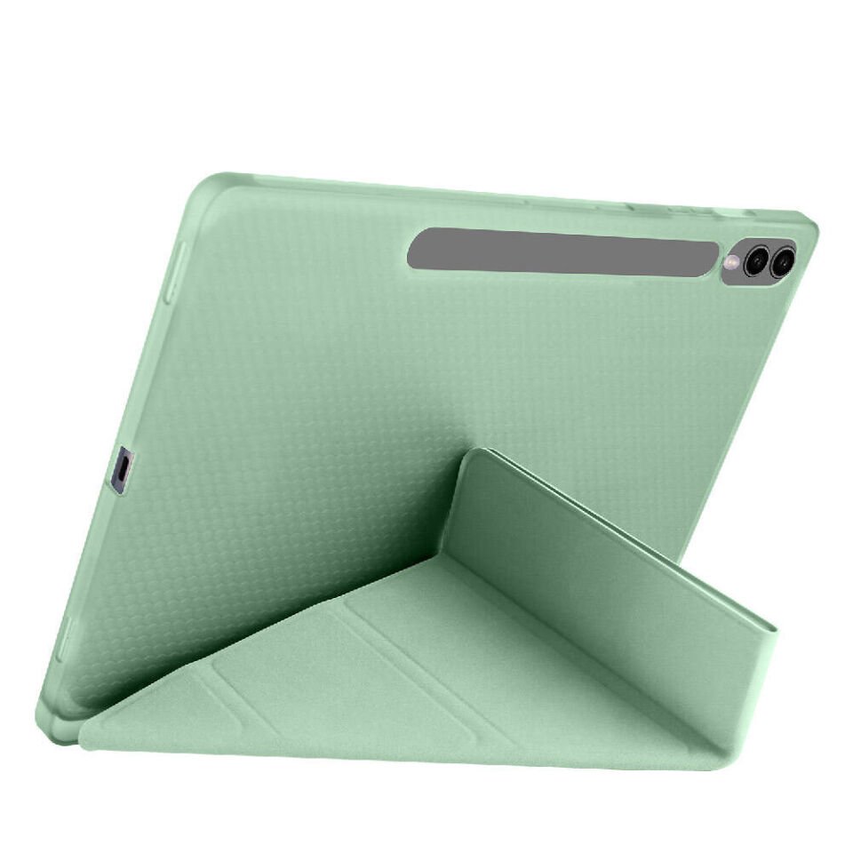 Samsung Galaxy Tab S10 Plus Kılıf Kalem Bölmeli Standlı 360 Derece Tam Korumalı Tasarım (TR) Mor