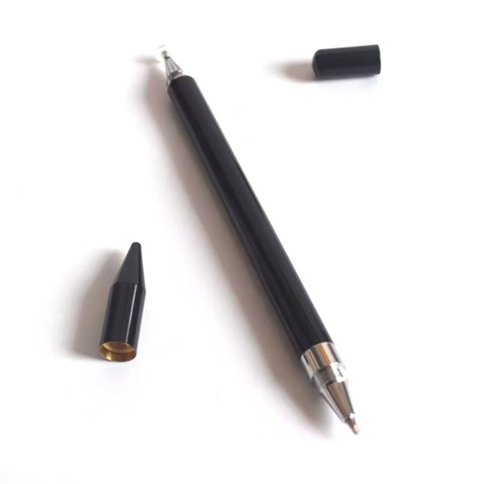 Dokunmatik Stylus Kalem Tükenmez Kalem ve Dokunmatik Android ve iOS Destekli (Pencil 13) Beyaz