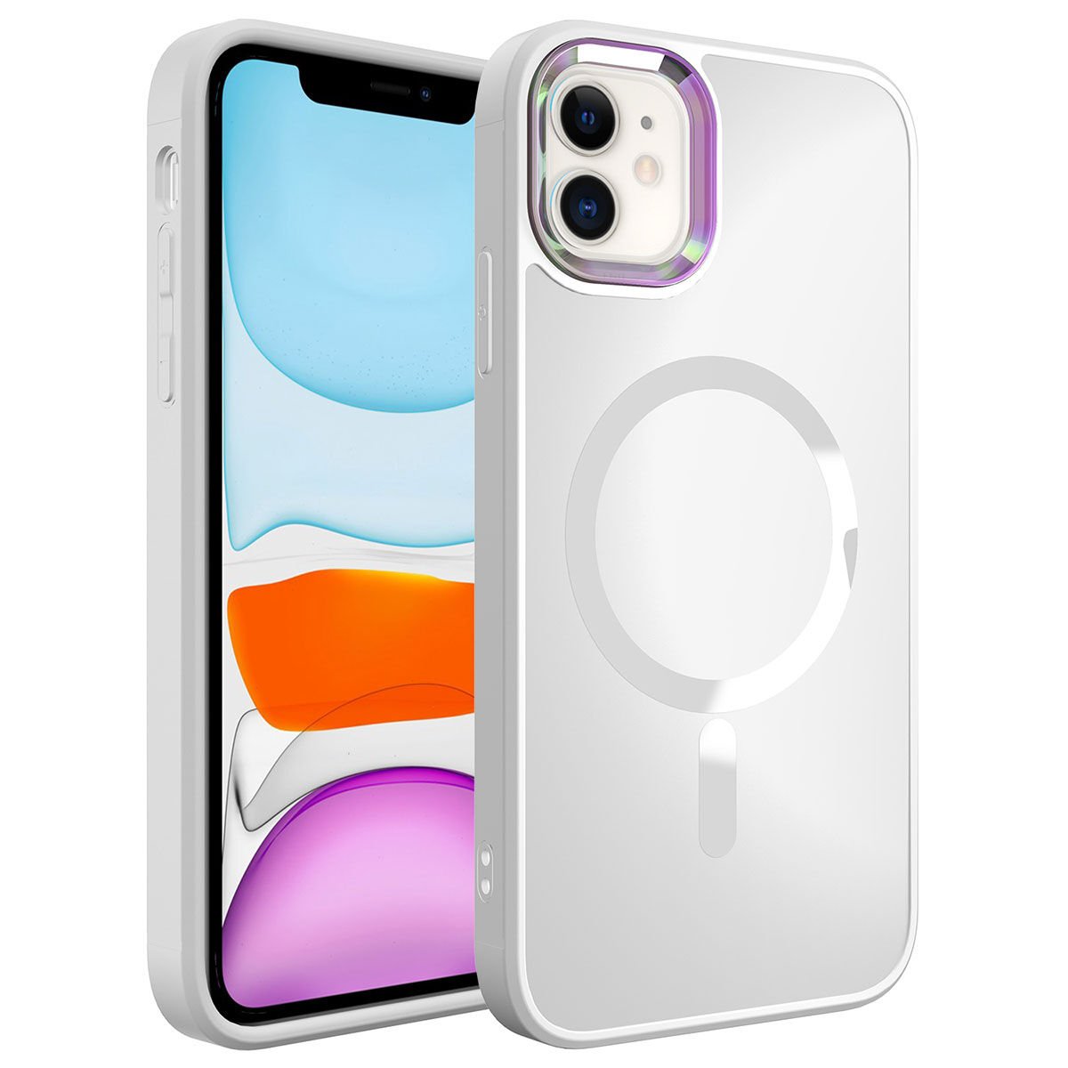 Apple iPhone 11 Kılıf Magsafe Wireless Şarj Özellikli HEPTEKİLETİŞİM Stil Kapak