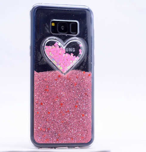 Samsung Galaxy S8 Kılıf HEPTEKİLETİŞİM Kalpli Silikon