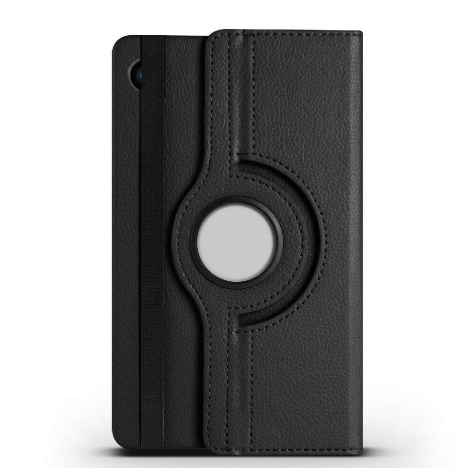 Samsung Galaxy Tab A9+Plus X210 X215 X217 Dönebilen Standlı 360 Tam Korumalı Tablet KIlıf (D-T) Mor