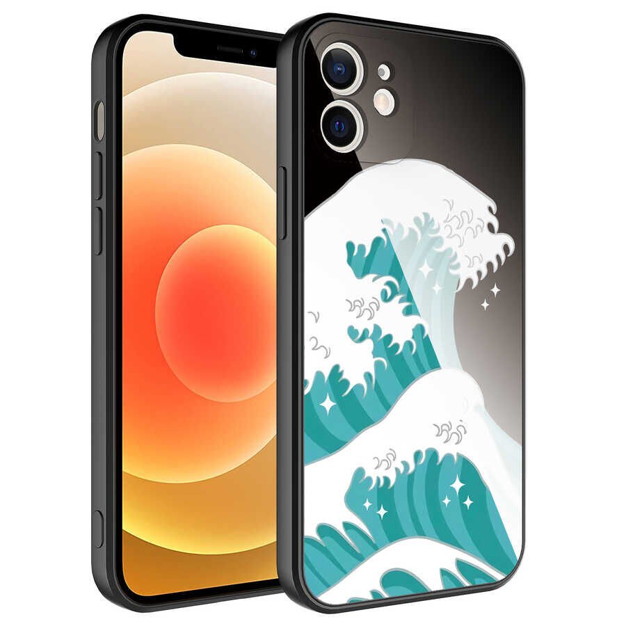 Apple iPhone 11 Kılıf Kamera Korumalı Desenli Sert Silikon HEPTEKİLETİŞİM Epoksi Kapak