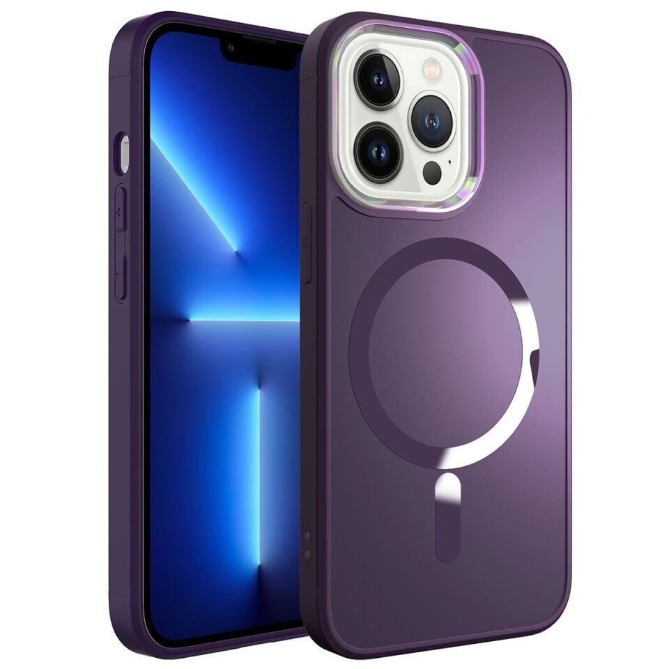 Apple iPhone 12 Pro Kılıf Magsafe Wireless Şarj Özellikli HEPTEKİLETİŞİM Stil Kapak
