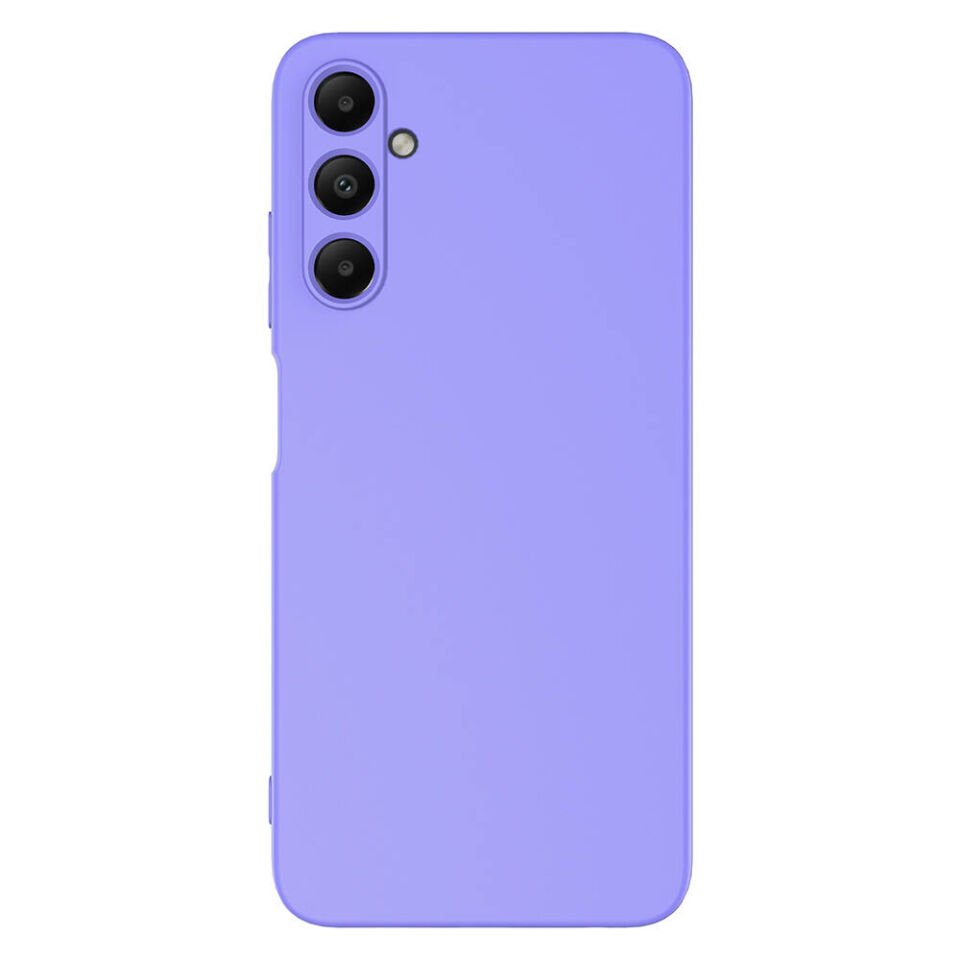 Samsung Galaxy A55 Kılıf Kadife İç Yüzey Yumuşak Dokulu Kamera Korumalı Kapak (MARA) Koyu Mor