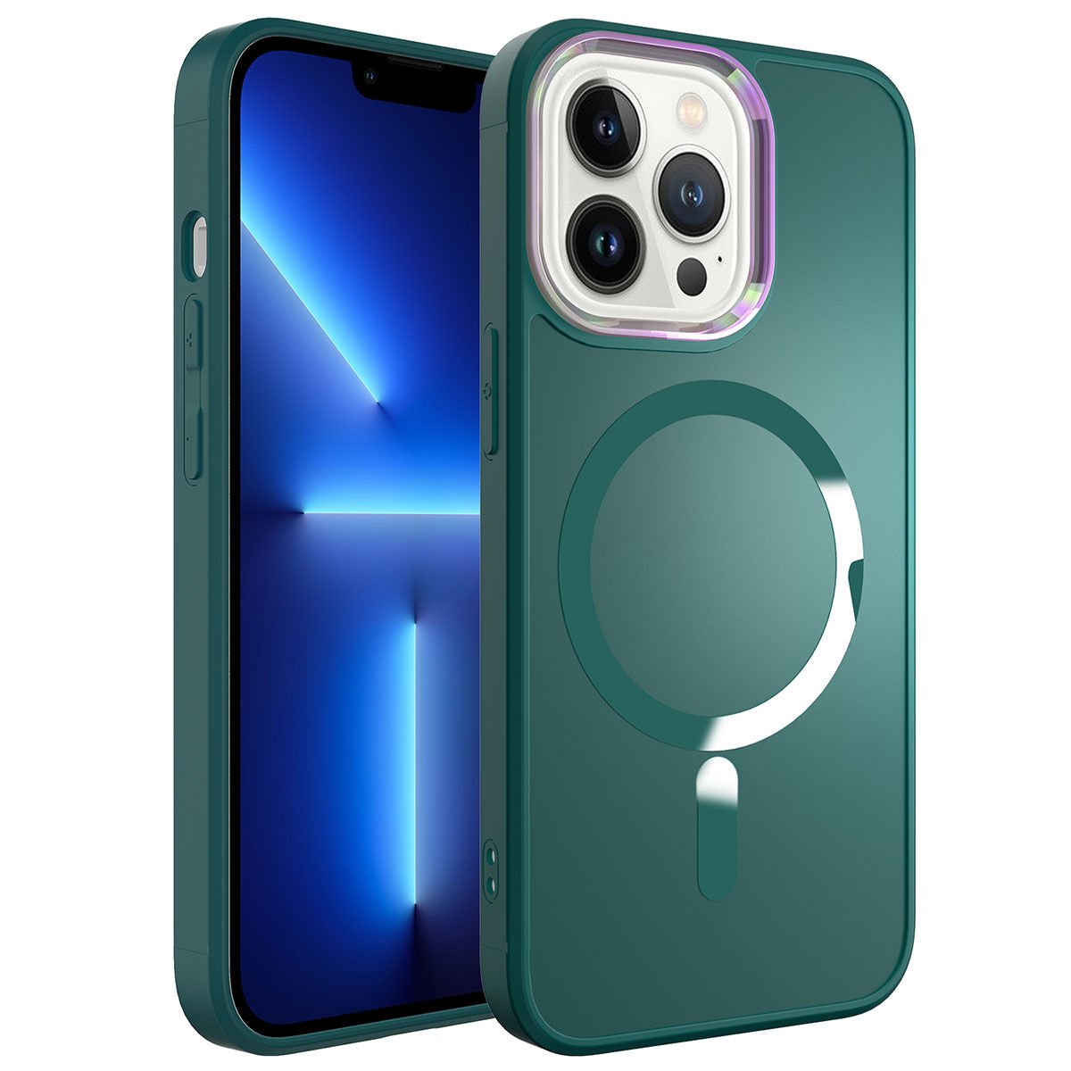 Apple iPhone 12 Pro Max Kılıf Magsafe Wireless Şarj Özellikli HEPTEKİLETİŞİM Stil Kapak