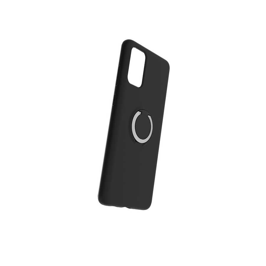 Samsung Galaxy S20 Kılıf Mat Pastel Renkli Ultra İnce Yüzüklü Yumuşak Silikon Kapak (Plex) Sarı