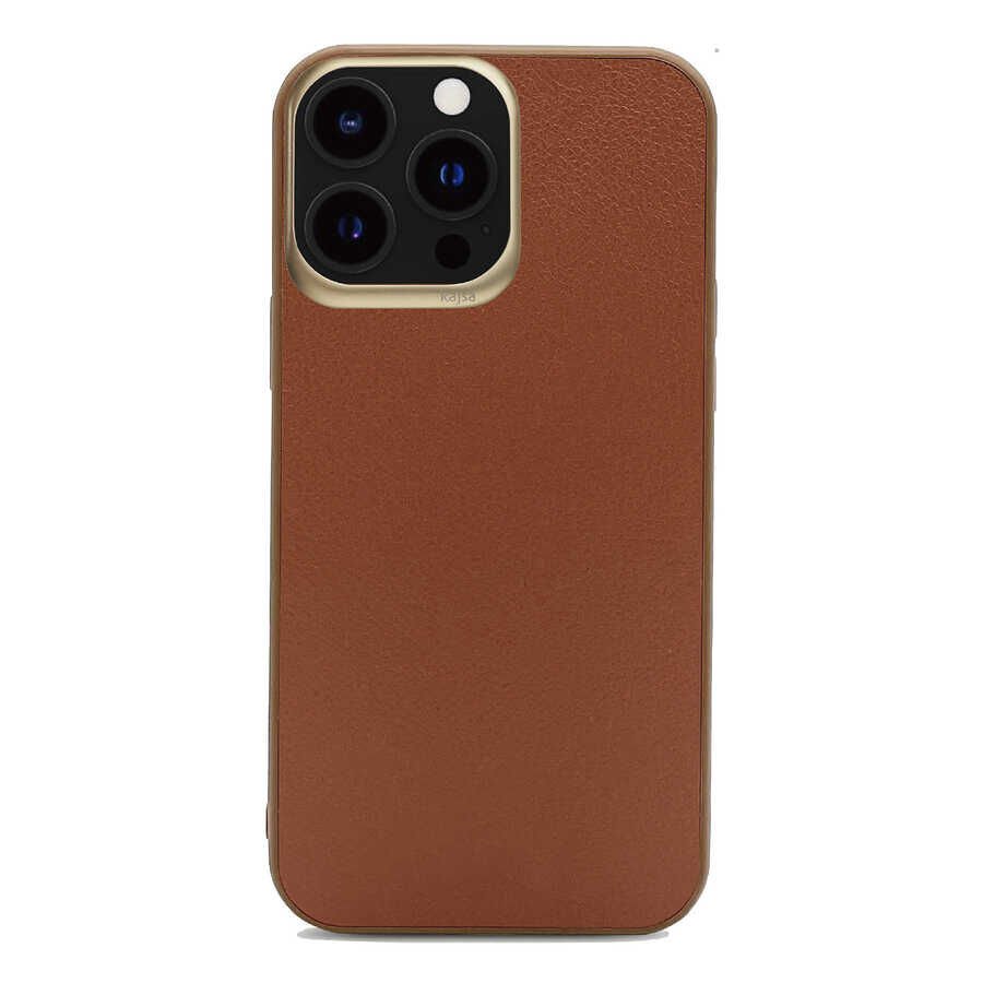 Apple iPhone 13 Pro Kılıf ​Kajsa Luxe Collection Hakiki Deri Kapak