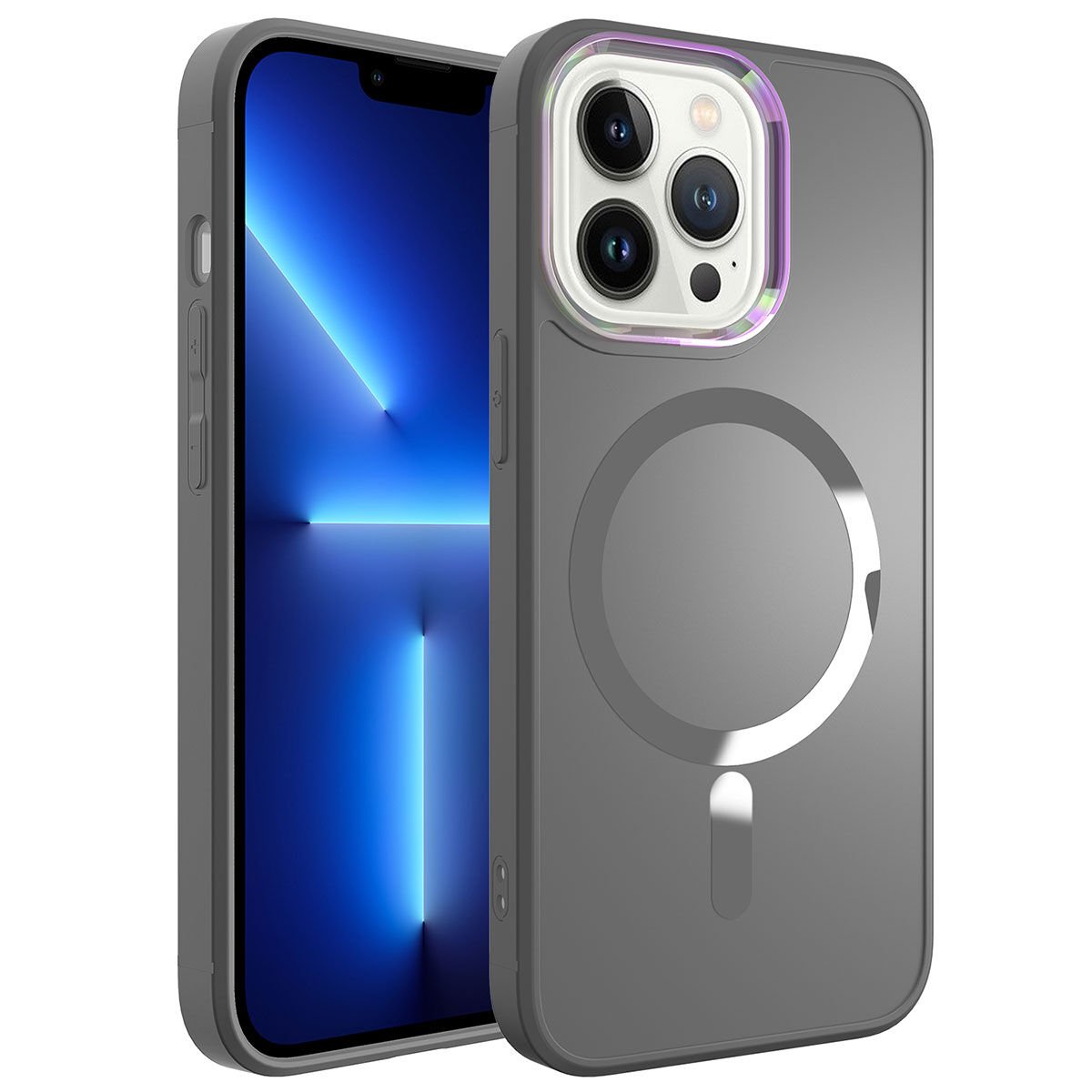 Apple iPhone 13 Pro Max Kılıf Magsafe Wireless Şarj Özellikli HEPTEKİLETİŞİM Stil Kapak