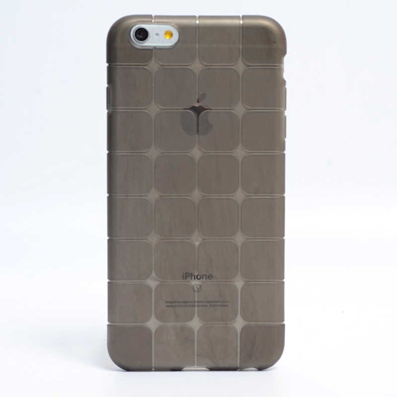 Apple iPhone 6 Plus Kılıf HEPTEKİLETİŞİM Kare Kabartmalı Silikon