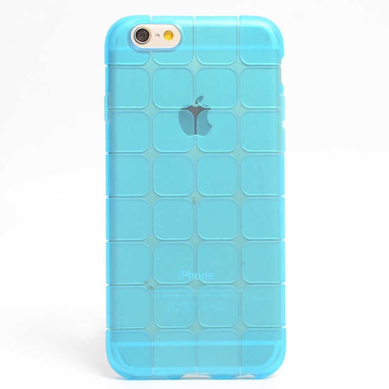 Apple iPhone 6 Kılıf HEPTEKİLETİŞİM Kare Kabartmalı Silikon