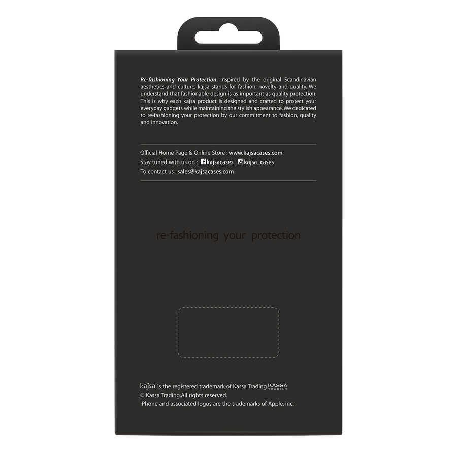 Apple iPhone 13 Pro Kılıf Kajsa Preppie Collection Pu Deri Kapak