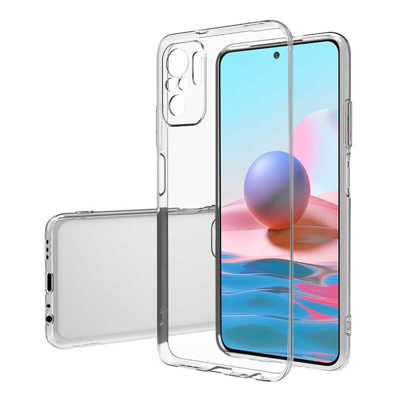 Xiaomi Redmi Note 10S Kılıf HEPTEKİLETİŞİM Süper Silikon Kapak